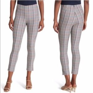 Rag and Bone Monet Blue Multi Plaid Skinny Pants SZ 8